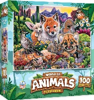 MasterPieces World of Animals Jigsaw Puzzle - Desert Friends Kids - 100 Piece
