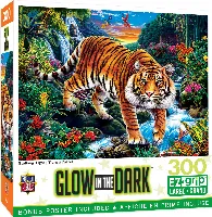MasterPieces Glow in the Dark Jigsaw Puzzle - Stalking Tiger - 300 Piece