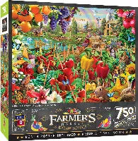 MasterPieces Farmer's Market Jigsaw Puzzle - A Plentiful Season - 750 Piece