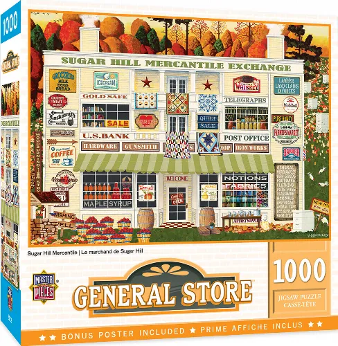 MasterPieces EZ Grip General Store Jigsaw Puzzle - Sugar Hill Mercantile - 1000 Piece - Image 1