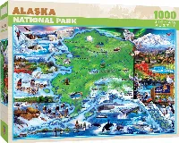 MasterPieces National Parks Jigsaw Puzzle - Alaska - 1000 Piece
