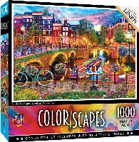 MasterPieces Colorscapes Jigsaw Puzzle - Amsterdam Lights - 1000 Piece