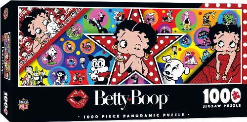 MasterPieces Licensed Panoramic Jigsaw Puzzle - Betty Boop - 1000 Piece - Image 1