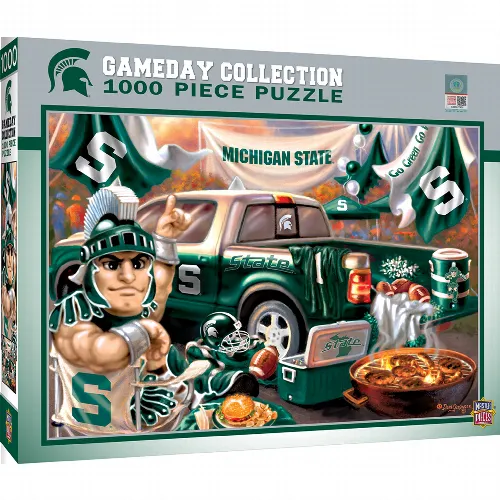 MasterPieces Gameday Collection Michigan State Spartans Gameday Jigsaw Puzzle - NCAA Sports - 1000 Piece - Image 1