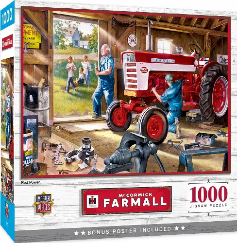 MasterPieces Farmall Jigsaw Puzzle - Red Power - 1000 Piece - Image 1
