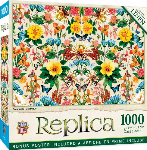MasterPieces Replica Jigsaw Puzzle - Botanicals - 1000 Piece - Image 1