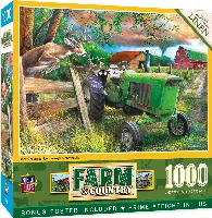 MasterPieces Farm & Country Jigsaw Puzzle - Deer Crossing - 1000 Piece