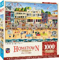 MasterPieces Hometown Gallery Jigsaw Puzzle - On the Boardwalk By Art Poulin - 1000 Piece