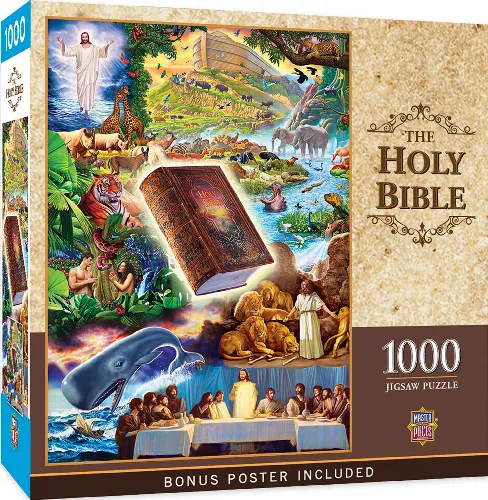 MasterPieces Inspirational Jigsaw Puzzle - Bible Stories - 1000 Piece - Image 1