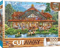 MasterPieces Cutaways Jigsaw Puzzle - Camping Lodge - 1000 Piece