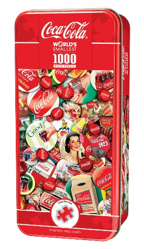 MasterPieces Coca-Cola World Smallest Jigsaw Puzzle - 1000 Piece - Image 1