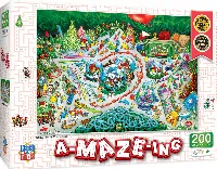 MasterPieces A-Maze-ing Jigsaw Puzzle - Snow Globe Wonderland - 200 Piece