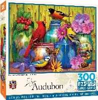 MasterPieces Audubon Jigsaw Puzzle - Feathered Reflections - 300 Piece