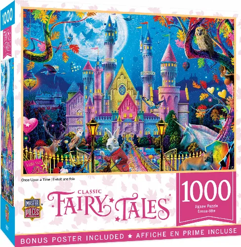 MasterPieces Classic Fairytales Jigsaw Puzzle - Once Upon a Time - 1000 Piece - Image 1