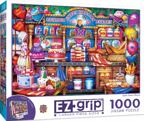 MasterPieces EZ Grip Jigsaw Puzzle - Sweet Dreams Bakery - 1000 Piece - Image 1