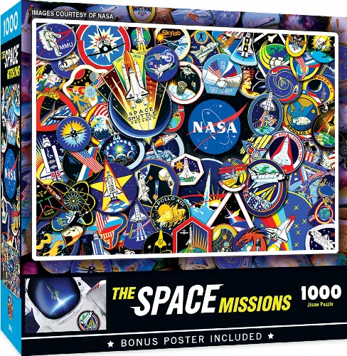 MasterPieces NASA Jigsaw Puzzle - The Space Mission - 1000 Piece - Image 1