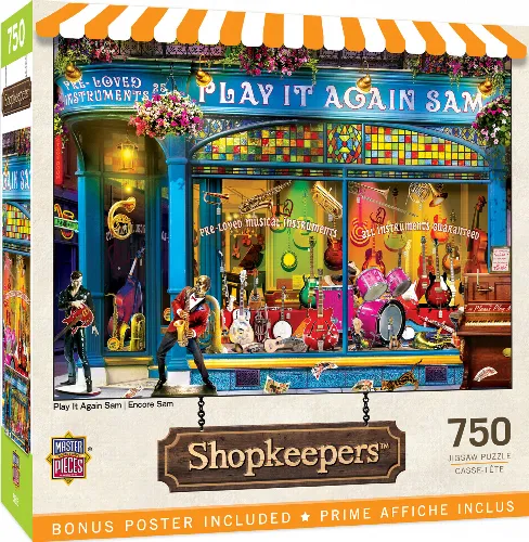 MasterPieces Shopkeepers Jigsaw Puzzle - Play It Again Sam - 750 Piece - Image 1