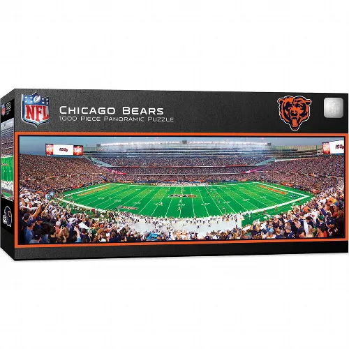 MasterPieces Stadium Panoramic Jigsaw Puzzle - Chicago Bears NFL Sports - Center View - 1000 Piece - Image 1