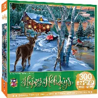 MasterPieces Holiday Christmas Jigsaw Puzzle - Visitors - 300 Piece