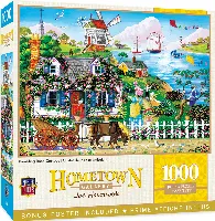 MasterPieces Hometown Gallery Jigsaw Puzzle - Rambling Rose Cottage - 1000 Piece