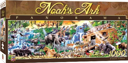 MasterPieces Inspirational 1000 Piece Puzzles Panoramic Inspirational Jigsaw Puzzle - Noah's Ark - 1000 Piece - Image 1