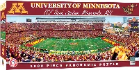 MasterPieces Stadium Panoramic Jigsaw Puzzle - Minnesota Golden Gophers NCAA Sports - Center View - 1000 Piece