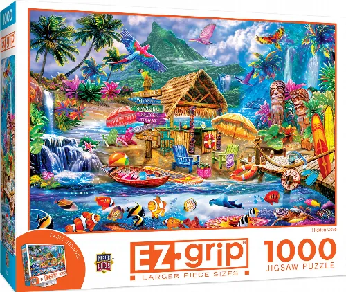 MasterPieces EZ Grip Jigsaw Puzzle - Hidden Cove - 1000 Piece - Image 1