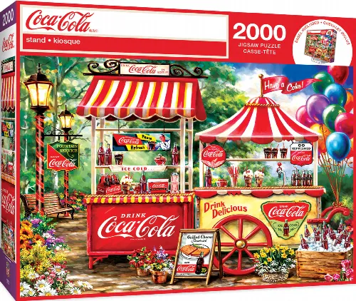MasterPieces Signature Coca-Cola Stand - 2000 Piece - Image 1