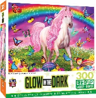 MasterPieces Glow in the Dark Jigsaw Puzzle - Rainbow World - 300 Piece