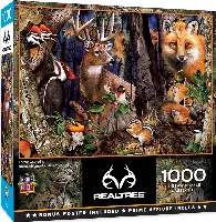 MasterPieces Realtree Jigsaw Puzzle - Forest Gathering - 1000 Piece