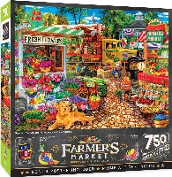 MasterPieces Farmer's Market Jigsaw Puzzle - Sale on the square - 750 Piece