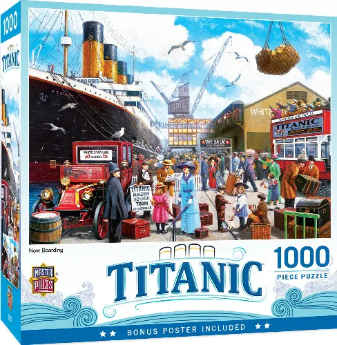 MasterPieces Titanic Jigsaw Puzzle - Boarding - 1000 Piece - Image 1