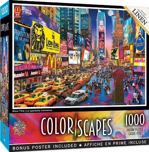 MasterPieces Colorscapes Jigsaw Puzzle - Show Time - 1000 Piece - Image 1