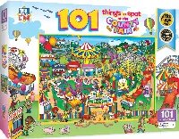 MasterPieces 101 Things to Spot Jigsaw Puzzle - At The County Fair Kids - 100 Piece