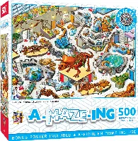MasterPieces A-Maze-ing Jigsaw Puzzle - Evolution Laboratory - 500 Piece
