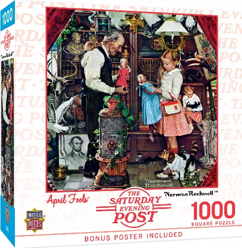 MasterPieces Saturday Evening Post Jigsaw Puzzle - April Fools - 1000 Piece - Image 1