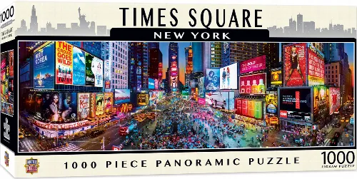 MasterPieces American Vista Panoramic Jigsaw Puzzle - Times Square - 1000 Piece - Image 1