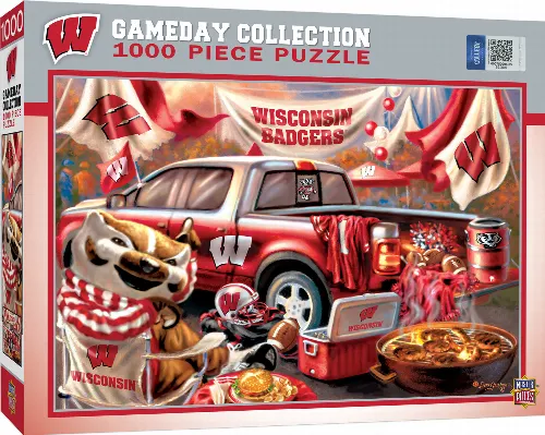 MasterPieces Gameday Collection Wisconsin Badgers Gameday Jigsaw Puzzle - NCAA Sports - 1000 Piece - Image 1