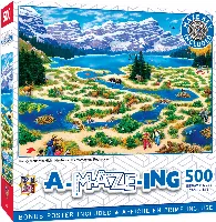 MasterPieces A-Maze-ing Jigsaw Puzzle - Rocky Mountain High - 500 Piece