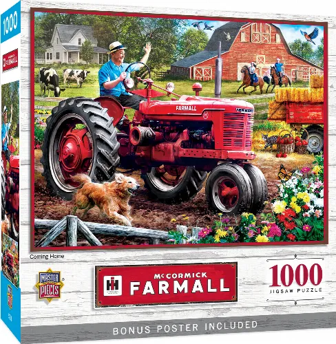 MasterPieces Farmall 1000 Piece Puzzles Farmall Jigsaw Puzzle - Coming Home - 1000 Piece - Image 1