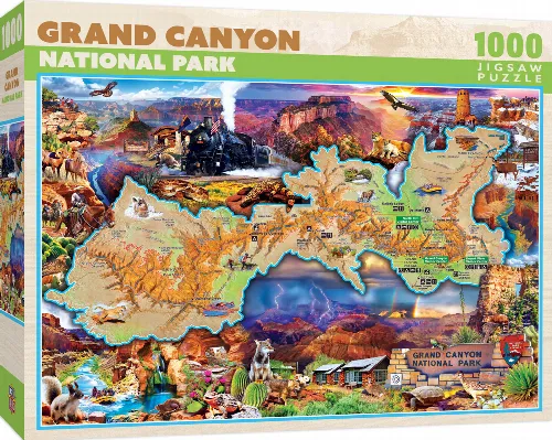 MasterPieces National Parks Jigsaw Puzzle - Grand Canyon - 1000 Piece - Image 1