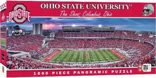 MasterPieces Stadium Panoramic Ohio State Buckeyes NCAA Sports Jigsaw Puzzle - Center View - 1000 Piece - Image 1