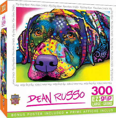 MasterPieces Dean Russo Jigsaw Puzzle - My Dog Blue - 300 Piece - Image 1