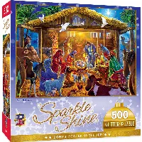 MasterPieces Holiday Glitter Christmas- Star of Bethlehem - 500 Piece