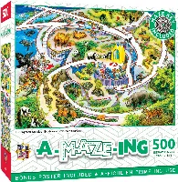 MasterPieces A-Maze-ing Jigsaw Puzzle - Endangered Species - 500 Piece
