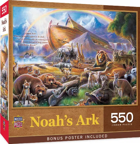 MasterPieces Inspirational Jigsaw Puzzle - Noah's Ark - 550 Piece - Image 1