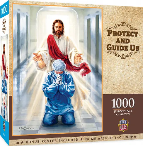 MasterPieces Inspirational Jigsaw Puzzle - Protect and Guide Us - 1000 Piece - Image 1