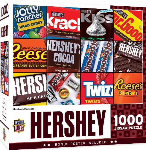 MasterPieces Hershey Jigsaw Puzzle - Moments - 1000 Piece - Image 1