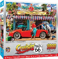 MasterPieces Cruisin' Route 66 Jigsaw Puzzle - Ray's Service Station - 1000 Piece
