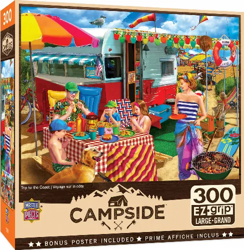 MasterPieces Campside Jigsaw Puzzle - Trip to the Coast - 300 Piece - Image 1